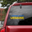 I Stand With Ukraine Support Ukraine Hope No War Make Love Not War Stop War In Ukraine Save Li Car Vinyl Decal Sticker 12x12IN 2PCS