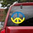 A Symbol Of Peace. Peace In Ukraine. No War. Sticker Car Vinyl Decal Sticker 12x12IN 2PCS