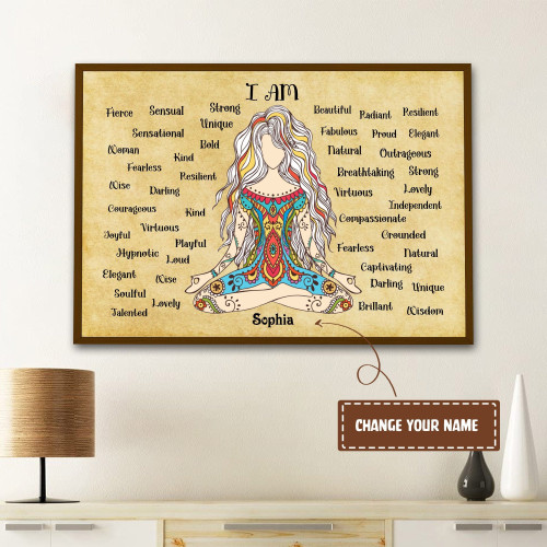 Personalized Canvas Painting, Canvas Hanging Wall Art Yoga Lovers Art Home Decoration Framed Prints, Canvas Paintings