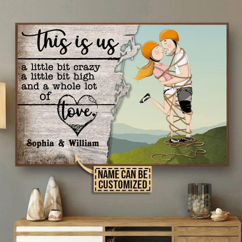Personalized Canvas Art Painting, Canvas Gallery Hanging Home Decoration  Rock Climbing This Is Us  Framed Prints, Canvas Paintings