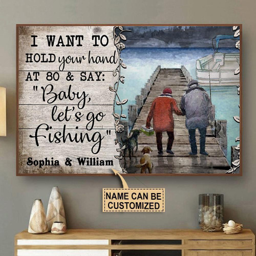 Personalized Canvas Painting Frames Home Decoration Fishing Pontoon I Want To Hold  Framed Prints, Canvas Paintings