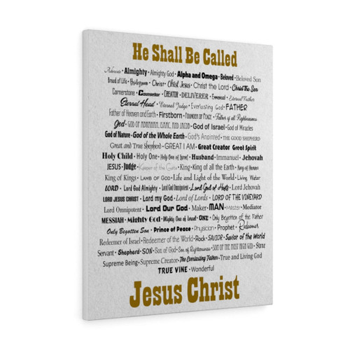 He Shall Be Called Inspirational Wall Art Christian Home Decor Framed Prints, Canvas Paintings