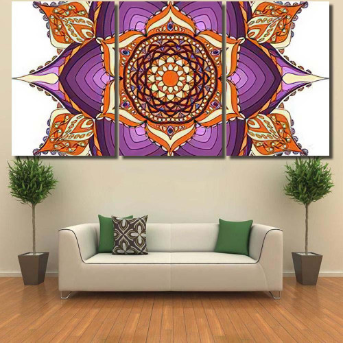 Mandala Vector Oriental Coloring Illustration Islam Mandala Multi Panel Canvas Print Home Decor Wall Art Gift IDeas Poster Canvas Gallery Painting Framed Prints, Canvas Paintings
