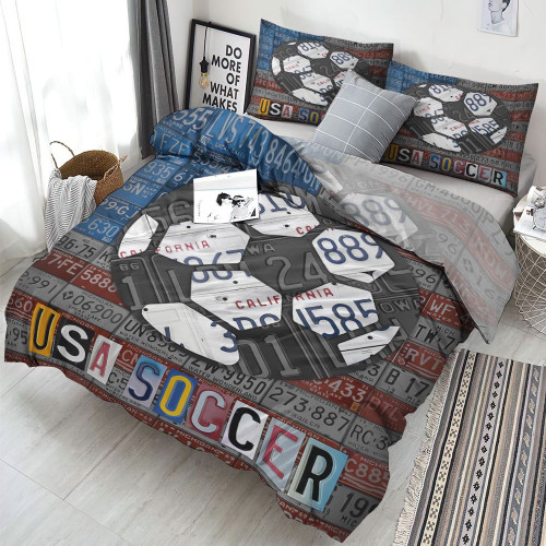 Football Comforter Cover Bedding Set Soccer Bedding Set Duvet (No Comforter) Full King Queen Size Bed Cover Set Duvet With Pillowcases