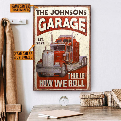 Personalized Canvas Painting Frames Home Decoration Garage Trucker This Is How  Framed Prints, Canvas Paintings