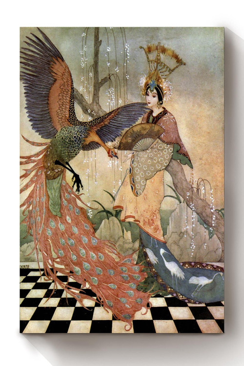 Alladin And His Wonderful Lamp The Arabian Nights Thomas Mackenzie Fairy Tales Illustration 05 Canvas