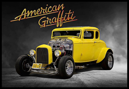 American Graffiti Car Canvas