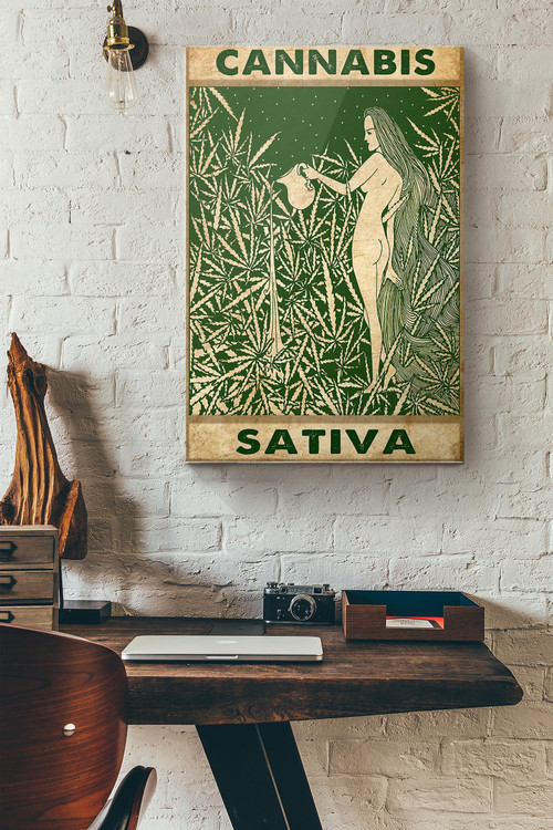 Weed Cannabis Sativposter Canvas Painting Ideas, Canvas Hanging Prints,  Gift Idea Framed Prints, Canvas Paintings