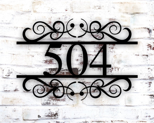 Custom Metal Address Sign, Metal House Numbers, Metal Address Plaque, Metal Address Sign, Front Porch Decor, Porch Signs, Metal Signs Laser Cut Metal Signs Custom Gift Ideas