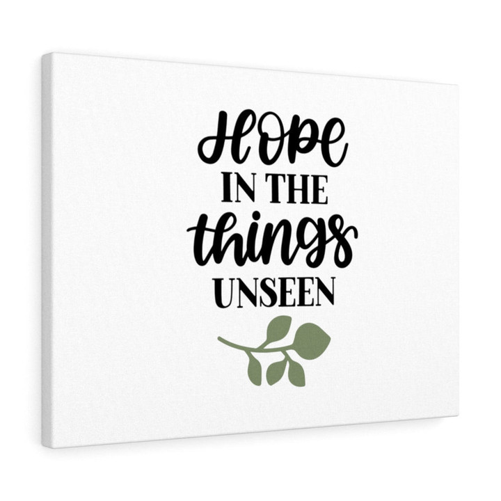 Scripture Canvas Hope In The Things Unseen Christian Bible Verse Meaningful Framed Prints, Canvas Paintings Wrapped Canvas 8x10