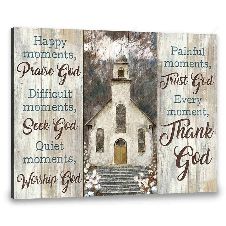 Housewarming Gifts Rustic White Church Happy Moment Aeticon