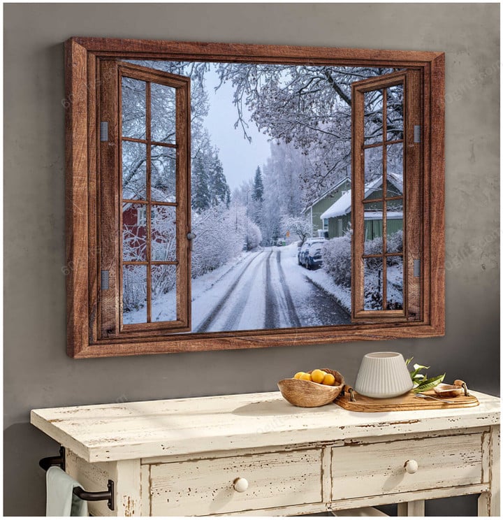 Housewarming Gifts Country Roads Through Rustic Window Aeticon