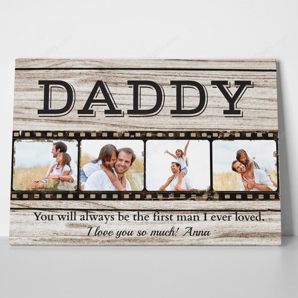 Personalized Photo And Name Father's Day Gifts You Will Always - Customized Canvas Print Wall Art Home Decor