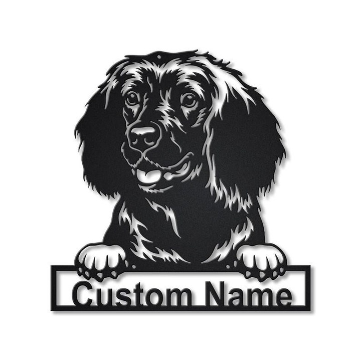 Personalized American Water Spaniel Dog Metal Sign Art Custom American Water Spaniel Metal Sign Dog Gift Animal Funny Birthday Gift