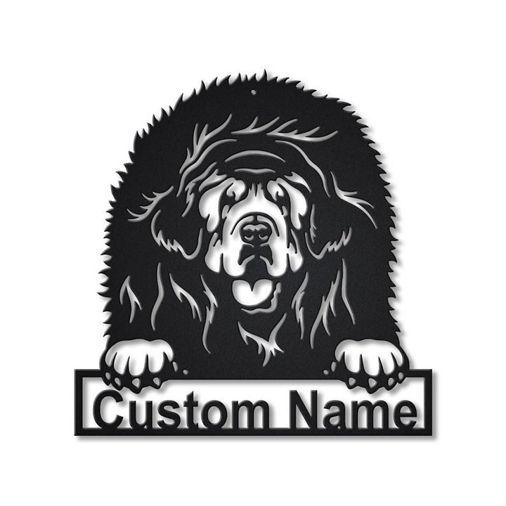 Personalized Tibetan Mastiff Dog Metal Sign Art Custom Tibetan Mastiff Dog Metal Sign Dog Gift Birthday Gift Animal Funny