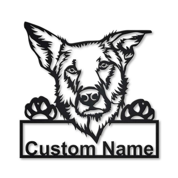 Personalized Chinook Dog Metal Sign Art Custom Chinook Dog Metal Sign Dog Gift Birthday Gift Animal Funny