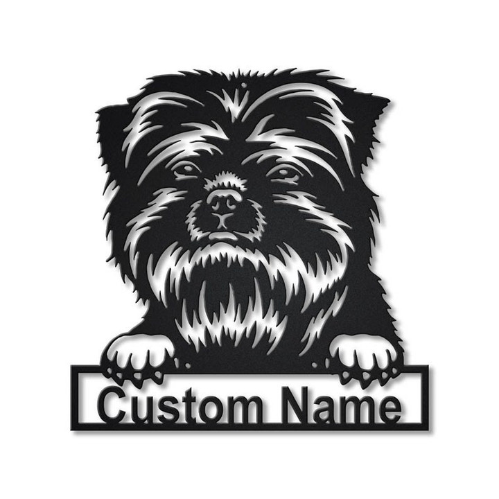 Personalized Affenpinscher Dog Metal Sign Art Custom Affenpinscher Dog Metal Sign Dog Gift Birthday Gift Animal Funny