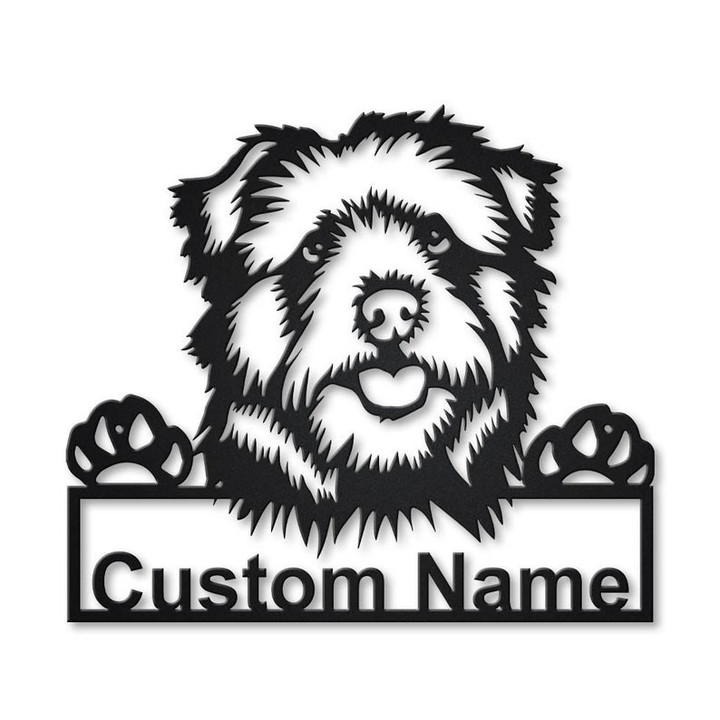 Personalized Norfolk Norwich Terrier Dog Metal Sign Art Custom Norfolk Norwich Terrier Metal Sign Animal Funny Father's Day Gift