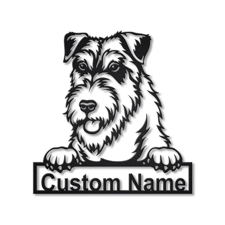 Personalized Wales Terrier Dog Metal Sign Art Custom Wales Terrier Dog Metal Sign Dog Gift Birthday Gift Animal Funny