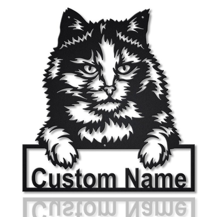 Personalized Tortoiseshell Cat Metal Sign Art Custom Tortoiseshell Cat Metal Sign Animal Gift Pets Gift Birthday Gift