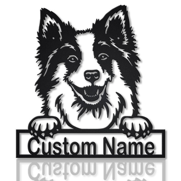 Personalized Icelandic Sheepdog Dog Metal Sign Art Custom Sheepdog Dog Metal Sign Father's Day Gift Pets Gift Birthday Gift
