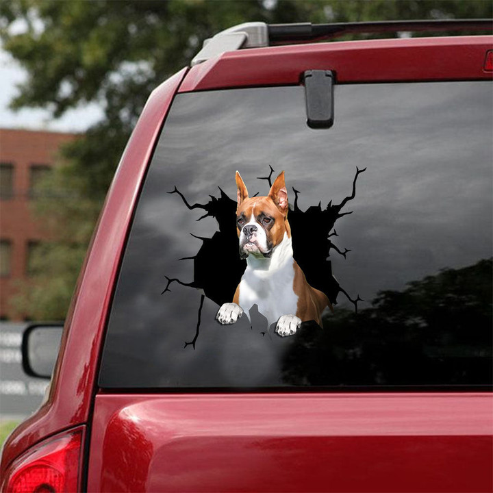 Boxer Crack Sticker Sheets Pretty Small Stickers Mother'S Day Gifts, Funny Minivan Stickers 12x12IN 2PCS