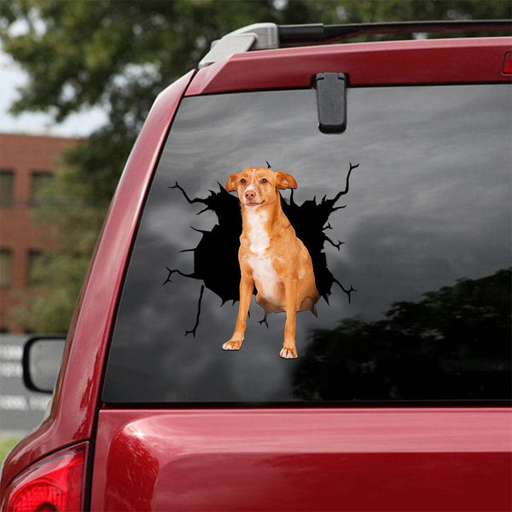 Podenco Crack Decal For Car Window Happy Waterproof Sticker Paper Mother'S Day Gifts From Daughter, Car Stickers For Sale 12x12IN 2PCS