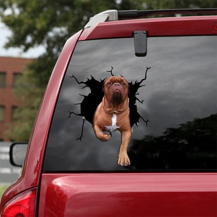 Bull Mastiff Crack Duck Decal Funny Quotes Vinyl Decals For Cars Mothers Day Crafts, Superman Sticker For Car 12x12IN 2PCS