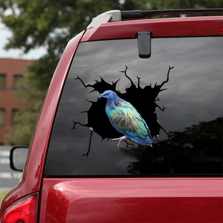Parrot Crack Mom Car Decal Your Cute Friendship Stickers Pet Memorial Gifts, Car Radium Stickers Design 12x12IN 2PCS