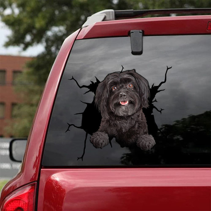 Havanese Crack Sticker Album Nice Custom Bumper Stickers Mother'S Day Gifts From Daughter, Mahindra Logo Sticker 12x12IN 2PCS
