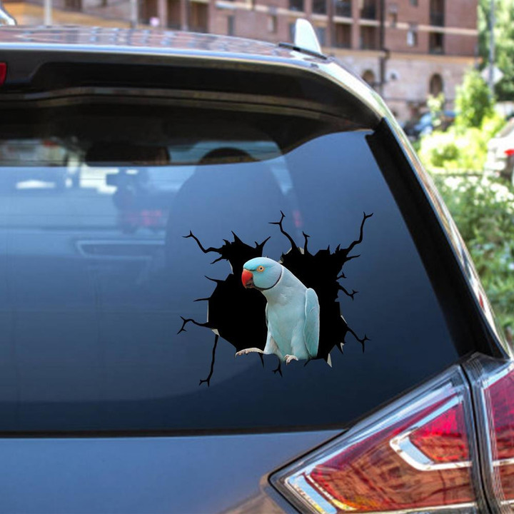 Norwegian Blue Parrot Crack Best Friend Christmas Gifts Car Vinyl Decal Sticker Window Decals, Peel and Stick Wall Decals 12x12IN 2PCS