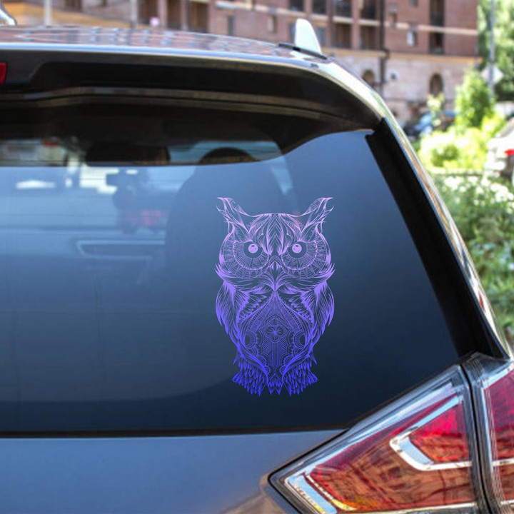 Owl Vinyl Car Car Cute Paper Best Christmas Gifts.Png Car Vinyl Decal Sticker Window Decals, Peel and Stick Wall Decals 12x12IN 2PCS