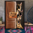 Vhh German Shepherd Time To Go For A Walk Right Canvas Wrapped Canvas 8x10