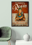 Plumber's Room Lays Pipe Gets Wet And Has A Big Snake For Canvas Gallery Painting Wrapped Canvas Framed Prints, Canvas Paintings Wrapped Canvas 20x30