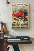 Once Upon A Time There Was A Boy Who Really Loved Cars And Wanted To Become A Mechanic Canvas Painting Ideas, Canvas Hanging Prints, Gift Idea Framed Prints, Canvas Paintings Wrapped Canvas 8x10