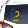 Love For Ukraine And Pease Sticker Car Vinyl Decal Sticker 18x18IN 2PCS
