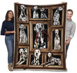 3d Great Dane Dog Picture Frames Printed Fleece Blanket