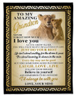 Lovely Message From Mimi Gifts For Grandsons Fleece Blanket
