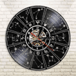Astronomy Vinyl Record Wall Clock - Stars Wall Decor - Astronomy Gift Ideas - Astronomy Artwork