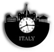 Italy Italy Record Clock Kreativinyl Gift Idea Wall Clock Vinyl Clock