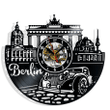 Berlin City Vinyl Record Wall Clock Gifts For Him Her Kids Decor For Home Bedroom Bathroom Kitchen Art Surprise Ideas For Friends