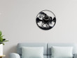 Horse Vinyl Record Clock Modern Home Decor Idea Original Wall Art For Nursery Housewarming Gift For Kids