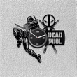 Deadpool Vinyl Record Handmade Wall Clock Original Decor For Teenager Deadpool Artwork Famous Comics Decor Baby Shower Gift Ideas