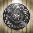 Game Of Thrones Vinyl Record Laser Cut Wall Clock Got Wall Art Tv Show Artwork Creative Decor For Home Holiday Gift For Her
