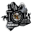 Hawaii State Vinyl Record Wall Clock Gifts For Him Her Kids Decor For Home Bedroom Bathroom Kitchen Art Surprise Ideas For Best Friends
