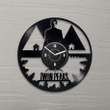 Twin Peaks Vinyl Record Laser Cut Wall Clock Twin Peaks Artwork Unique Detective Gifts Movie Wall Art Wedding Gifts For Couple