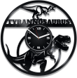 Tyrannosaurus Vinyl Record Clock Dinosaur Art Original Boys Room Decor Birthday Gift For Son T-Rex Gift