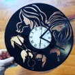Barber Shop Hairdresser Record Clock Kreativinyl Gift Idea Wall Clock Vinyl Clock