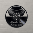 Car Vinyl Record Creative Wall Clock Cars Decor For Garage Mechanic Wall Art Car Owner Gift Holiday Gift For Car Lover
