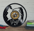 Golf Vinyl Record Clock Cool Gift Idea For Husband Housewarming Gift Modern Room Decor Laser Cut Wall Art